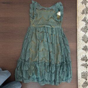 Corinna Maxi Dress in Sea Pine